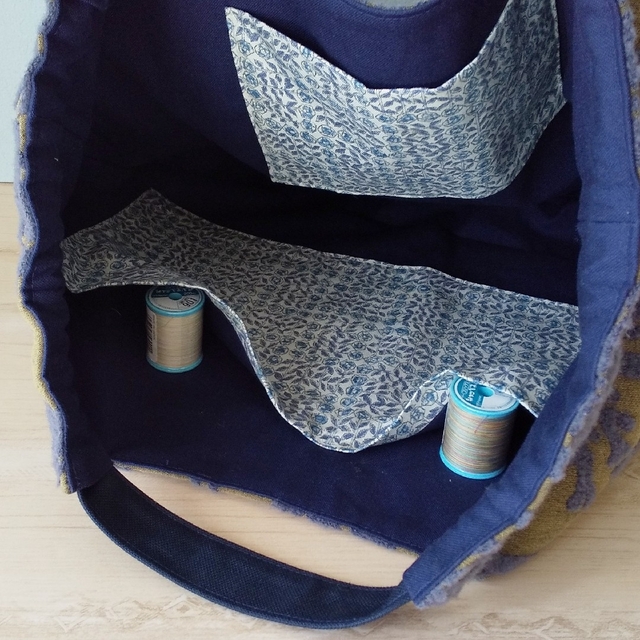 lavender様専用】ミナペルホネンハンドメイドシャーリングバッグ lavender様専用】ミナペルホネンハンドメイドシャーリングバッグ