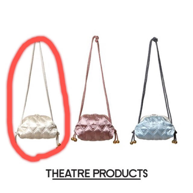 THEATRE PRODUCTS(シアタープロダクツ)のTHEATRE PRODUCTS 限定ポシェット 白 レディースのバッグ(ショルダーバッグ)の商品写真