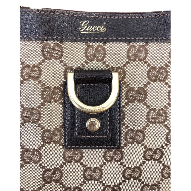 Gucci(グッチ)の〇〇GUCCI グッチ アビーライン トートバッグ 130739 ベージュ x ダークブラウン レディースのバッグ(その他)の商品写真