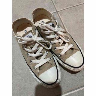 コンバース(CONVERSE)のconverse ベージュ 23(スニーカー)