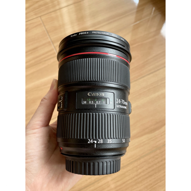 Canon(キヤノン)の美品　Canon EF 24-70mm f2.8 L Ⅱ USM スマホ/家電/カメラのカメラ(レンズ(ズーム))の商品写真