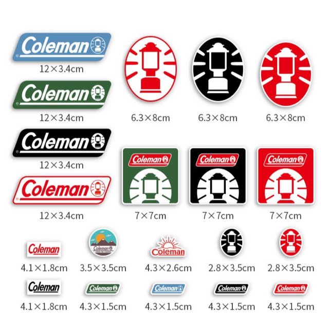 Coleman(コールマン)のコールマン　アウトドア　キャンプ　防水ステッカー40枚 スポーツ/アウトドアのアウトドア(その他)の商品写真