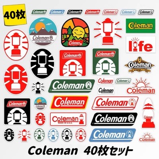 コールマン(Coleman)のコールマン　アウトドア　キャンプ　防水ステッカー40枚(その他)