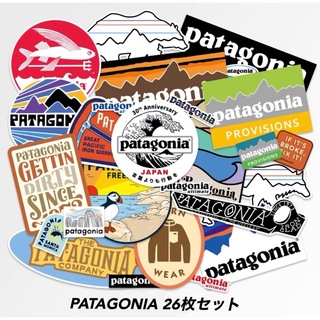 パタゴニア(patagonia)のパタゴニア　アウトドア　キャンプ　防水ステッカー26枚(その他)