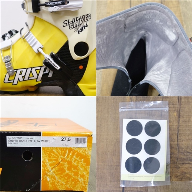 未使用 クリスピー CRISPI SHIVER NTN RANDO 27.5cm テレマーク 未使用 クリスピー CRISPI SHIVER NTN RANDO 27.5cm テレマーク