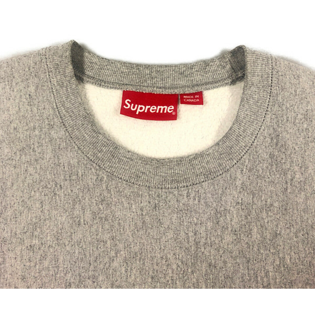 MサイズHEATHER GREY Cutout Logo Crewneck