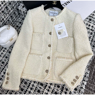 シャネル ツイードジャケットの通販 500点以上 | CHANELを買うならラクマ