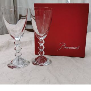 バカラ(Baccarat)の値下げ 未使用品 Baccarat バカラ ベガ ワイングラス ペア(グラス/カップ)