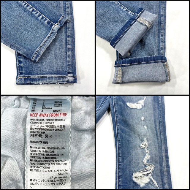 American Eagle - アメリカンイーグル ジェギング ダメージ加工 American Eagle - アメリカンイーグル ジェギング ダメージ加工