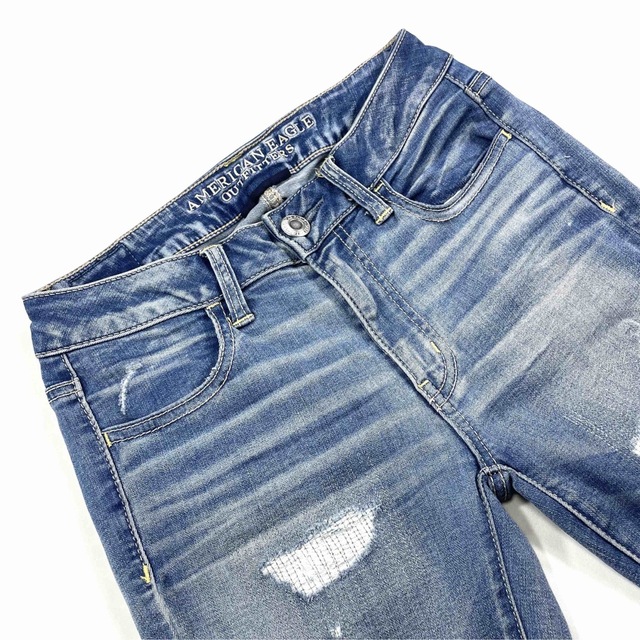 American Eagle - アメリカンイーグル ジェギング ダメージ加工 American Eagle - アメリカンイーグル ジェギング ダメージ加工