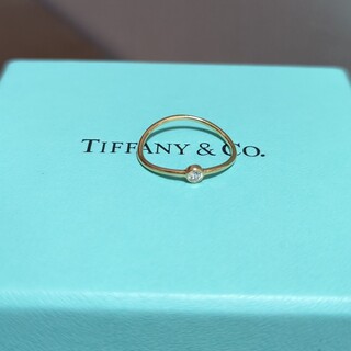 ティファニー(Tiffany & Co.)のティファニー　ウェーブ シングルロウ ダイヤモンド リング(リング(指輪))