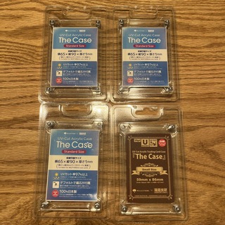 マイルストーン(milestone)のカードディスプレイ用ケース　The Case 4個セット(カードサプライ/アクセサリ)