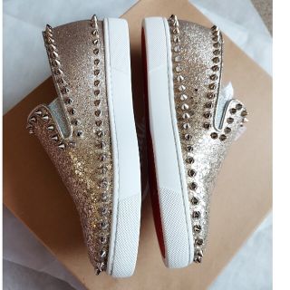 Christian Louboutin - Christian Louboutin❤️ローラーボート ... Christian Louboutin❤️ローラーボート スパイク ラメ