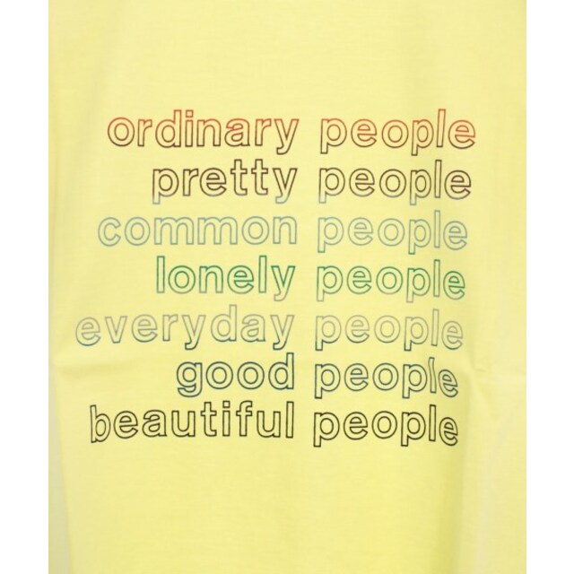 beautiful people Tシャツ・カットソー 190(L位) 黄 【古着】【中古】