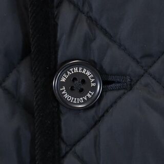 トラディショナルウェザーウェア マッキントッシュ キルティングジャケット 38 ブラック系 Traditional Weatherwear メンズ   【230213】