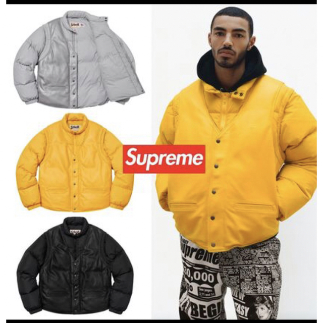 supreme ダウンジャケット Schott