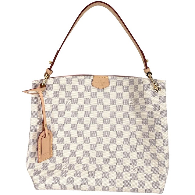 割引価格 LOUIS VUITTON 美品【中古品】 レディース ゴールド金具 白 ホワイト N42249 鞄 かばん A4対応 肩掛け ワンハンドル PM GLACEFUL グレースフルPM ダミエアズール ハンドバッグ ルイヴィトン VUITTON LOUIS - ハンドバッグ 割引価格 LOUIS VUITTON 美品【中古品】 レディース ゴールド金具 白 ホワイト N42249 鞄 かばん A4対応 肩掛け ワンハンドル PM GLACEFUL グレースフルPM ダミエアズール ハンドバッグ ルイヴィトン VUITTON LOUIS - ハンドバッグ