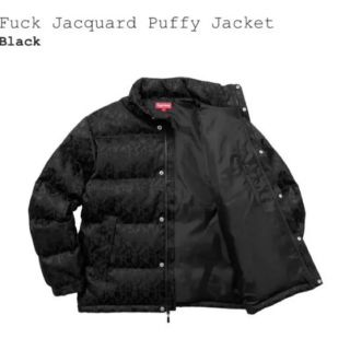 シュプリーム(Supreme)のSupreme Fuck Jacquard Puffy Jacket 17AW(ダウンジャケット)