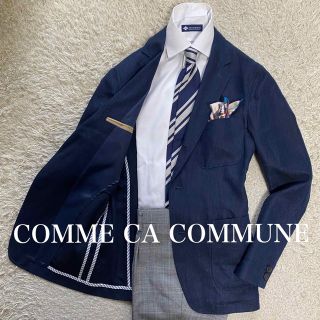 コムサコミューン(COMME CA COMMUNE)のCOMME CA COMMUNE  L Herring bone柄　オンオフ兼用(テーラードジャケット)