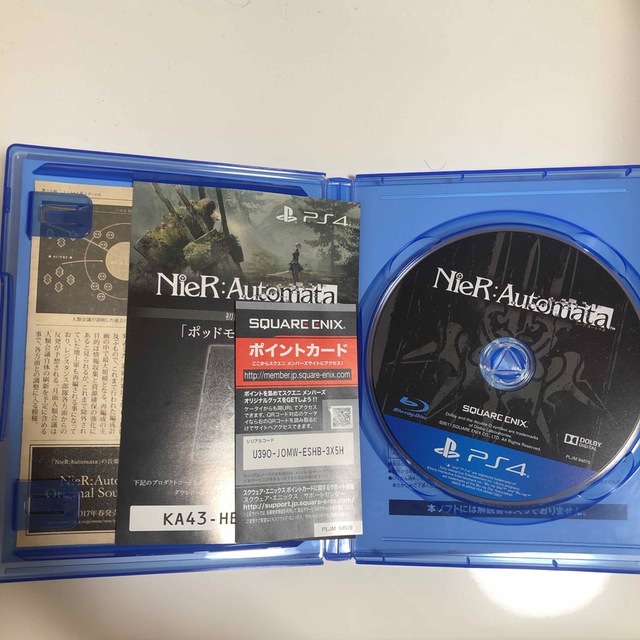 SQUARE ENIX(スクウェアエニックス)のニーアオートマタ PS4 エンタメ/ホビーのゲームソフト/ゲーム機本体(家庭用ゲームソフト)の商品写真