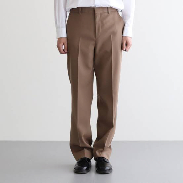 TOPBLACKブラック【新品】23AW LIGHT WOOL MAX GABARDINE SLACKS