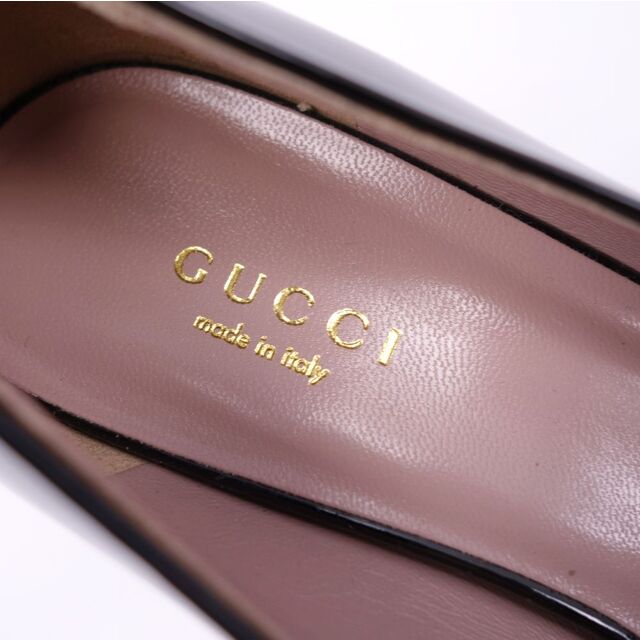 Gucci - 未使用 グッチ GUCCI パンプス エナメルレザー ヒール