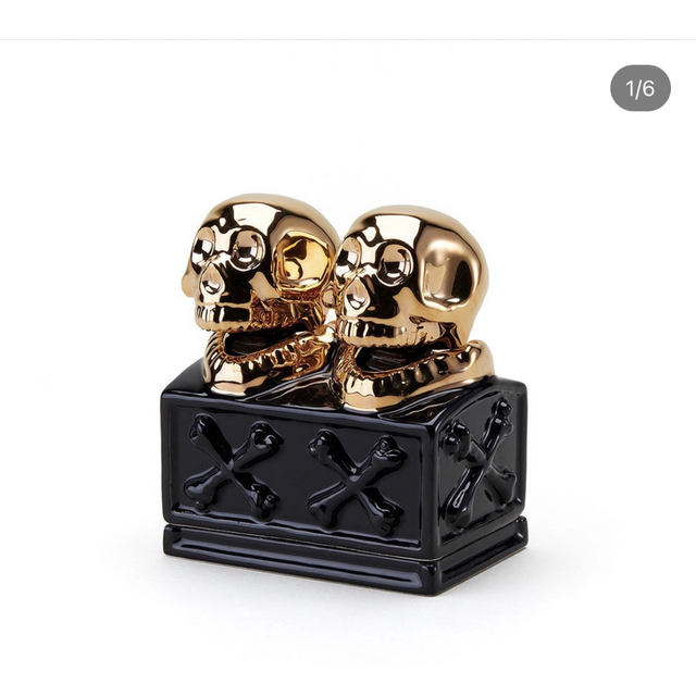 NEIGHBORHOOD(ネイバーフッド)のNEIGHBORHOOD Dual skull Incense Chamber メンズのファッション小物(その他)の商品写真