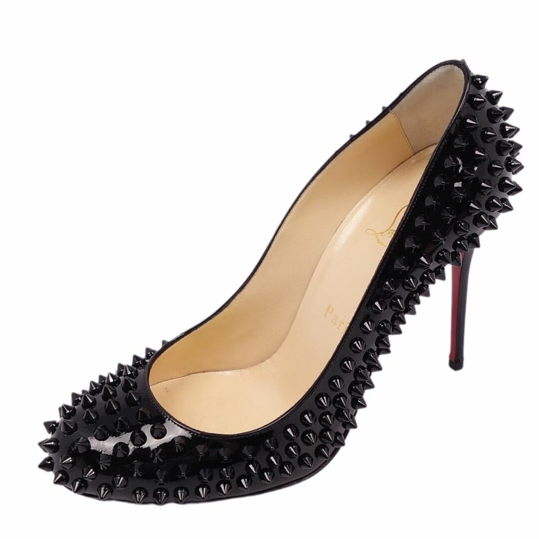 美品 クリスチャンルブタン Christian Louboutin パンプス スタッズ