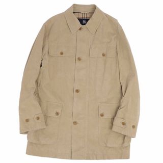 バーバリー(BURBERRY)の美品 バーバリー ロンドン BURBERRY LONDON ジャケット カバーオール フェイクスウェードレザー アウター メンズ L ブラウン(その他)