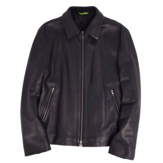 Paul Smith ジーンズ 本革レザージャケット 羊革 ベルト付き