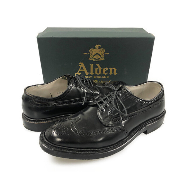 美品】Aldenオールデン シェルコードバン製 31851(ウィングチップ)-