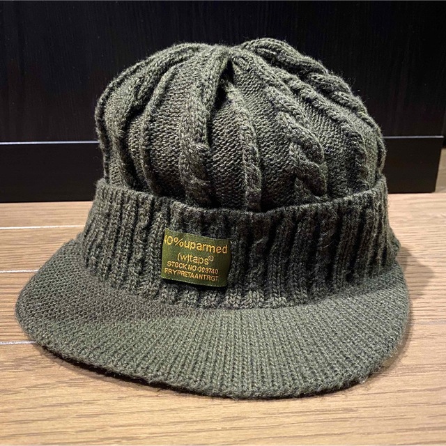 W)taps - WTAPS つば付きニットキャップ OLIVEの通販 by MSK shop