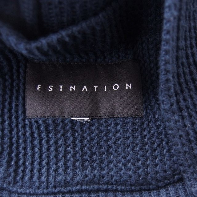 ESTNATION(エストネーション)のエストネーション ESTNATION ニット テーラード ジャケット アウター メンズのジャケット/アウター(テーラードジャケット)の商品写真