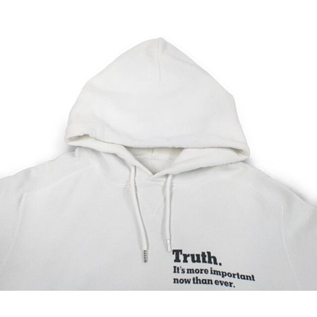 sacai(サカイ)のSACAI サカイ 品番 18-01783M Truth スウェット パーカー
 白系 3 正規品 / B3295【中古】 メンズのトップス(パーカー)の商品写真