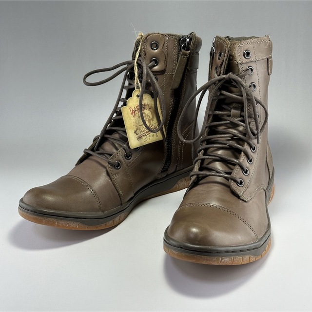 購入 証明 書 DIESEL ディーゼル サイドジップ ブーツ 2足 ブーツ