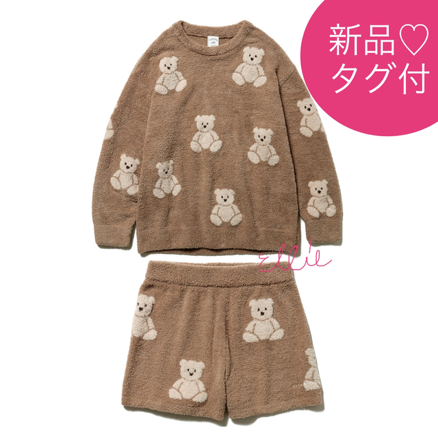 直売正規品 新品タグ付♡ ジェラートピケ ベアジャガード上下セット