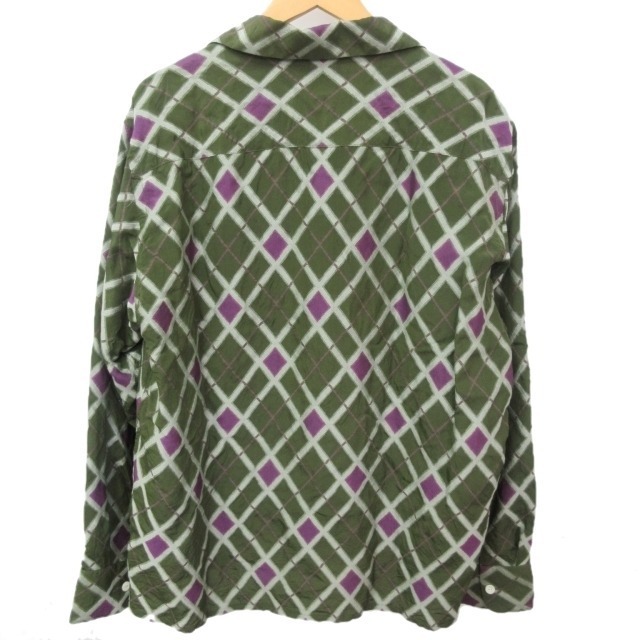 2種類選べる ニードルス Needles 22AW ONE-UP SHIRT アーガイル柄 L