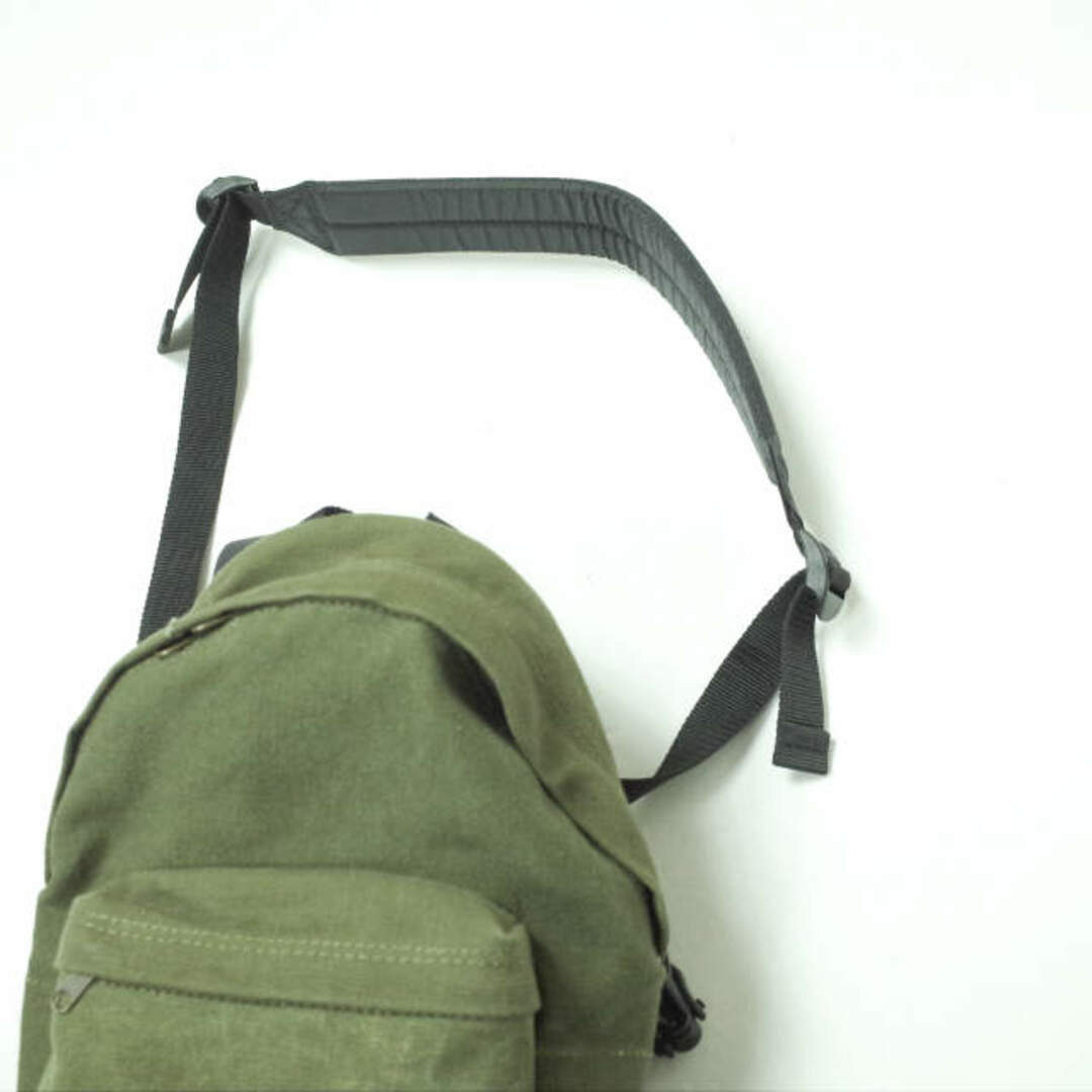 READYMADE(レディメイド)のREADYMADE レディメイド 日本製 BACKPACK NANO バックパック ナノ VINTAGE US ARMY テントシェル RE-CO-KH-NC-00-224 KHAKI リメイク 再構築 リュック デイパック カバン【新古品】【中古】【READYMADE】 メンズのバッグ(バッグパック/リュック)の商品写真