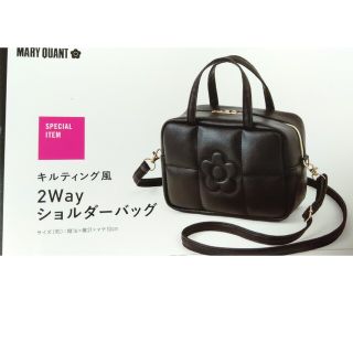 マリークワント(MARY QUANT)の新品 未使用 MARY QUANTムック本　ショルダーバッグ(ショルダーバッグ)