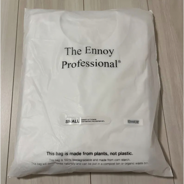 ennoy 2Pack L/S T-Shirt (WHITE) sサイズ 1枚 競売 8990円