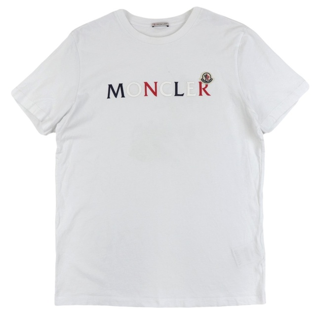 ★希少★ MONCLER  半袖Tシャツ Ｌ　モンクレール ワッペン ロゴ