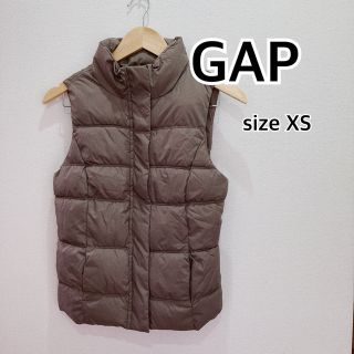 ギャップ(GAP)のGAP ギャップ　ダウンベスト　ブラウン　XS(ダウンベスト)