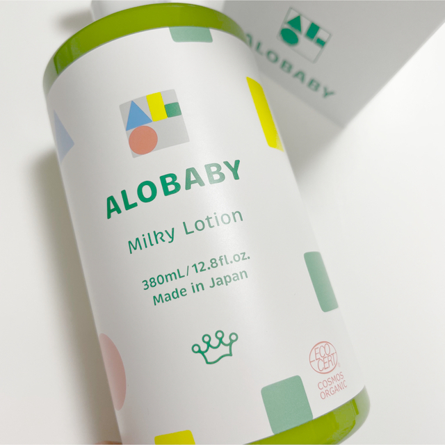 ALOBABY ミルキーローション 380ml ビックボトル キッズ/ベビー/マタニティの洗浄/衛生用品(ベビーローション)の商品写真