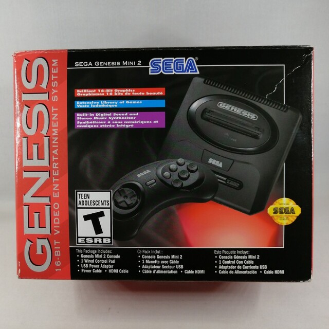 北米版・日本語対応】SEGA Genesis Mini 2 (セガ ジェネシス - 家庭用