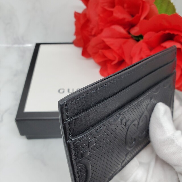 Gucci(グッチ)の【未使用に近い】 GUCCI グッチ 定期入れ カードケース パスケース レディースのファッション小物(名刺入れ/定期入れ)の商品写真