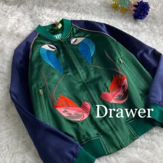 新品、未使用品 美品!ドゥロワー レースパッチポケットブルゾン