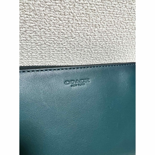 COACHコーチアコーディオン ウォレット長財布5014T14 シャドーグリーン