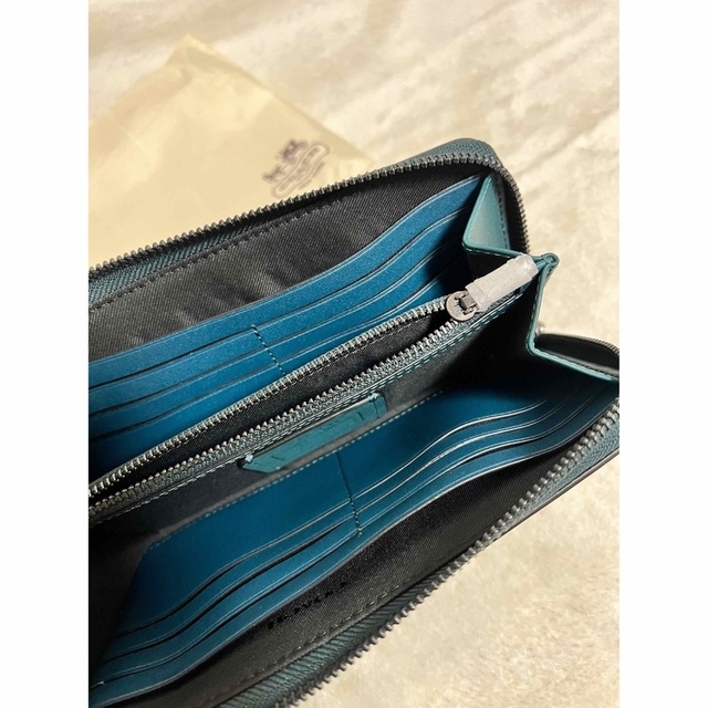 COACHコーチアコーディオン ウォレット長財布5014T14 シャドーグリーン-