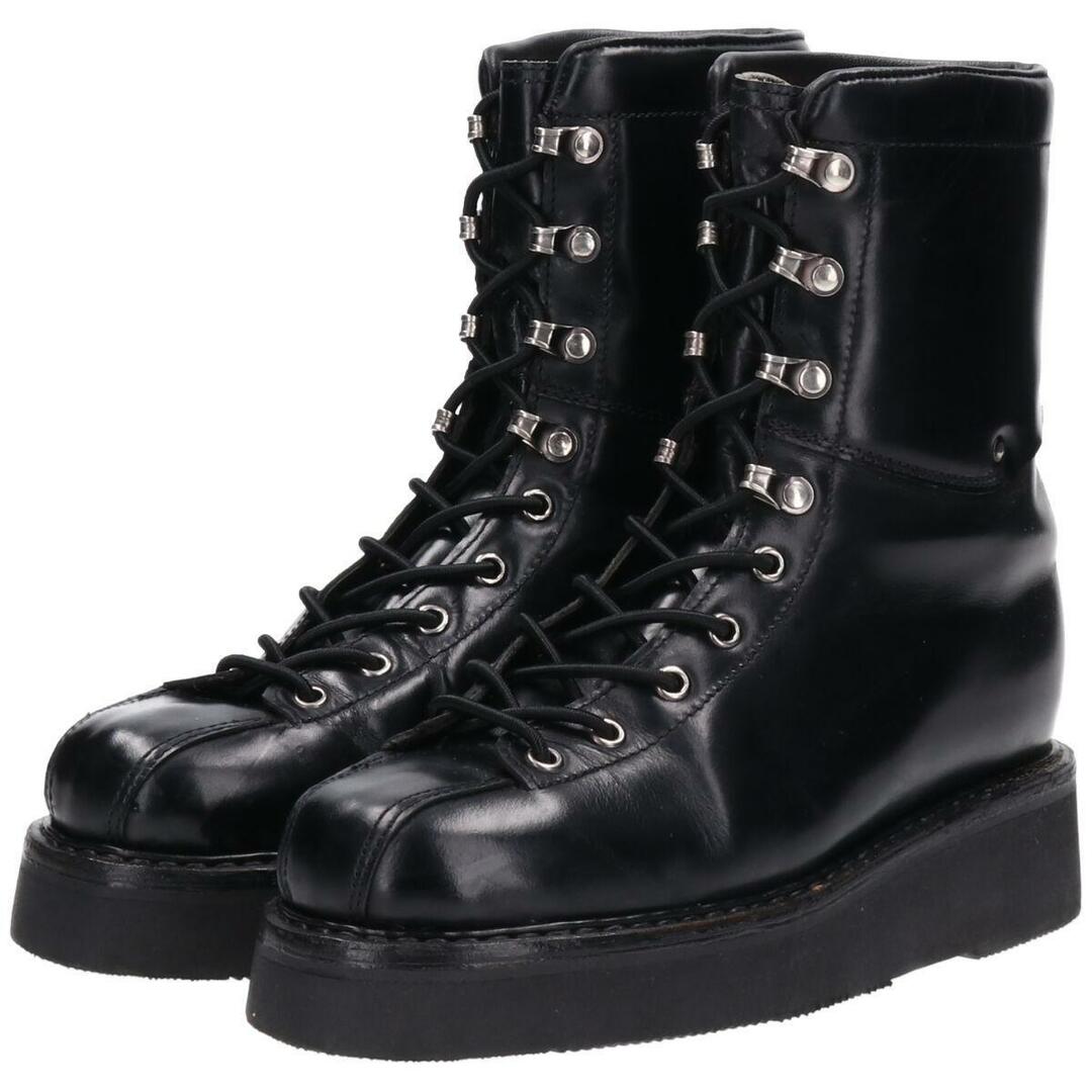 パラブーツ PARA BOOT LARA SAUT 厚底 スチールトゥ 編み上げブーツ フランス製 US7 メンズ25.0cm /saa010871