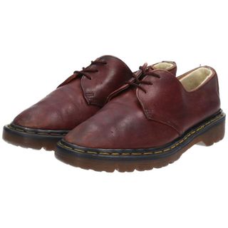 ドクターマーチン(Dr.Martens)の古着 ドクターマーチン Dr.Martens 3ホールシューズ 英国製 UK6 レディース24.5cm /saa010888(ブーツ)